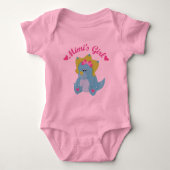 Mimis Girl Dinosaur Romper (Voorkant)