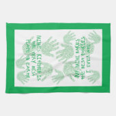 Mimi's keuken Groene Grootmoeder cadeau Theedoek (Horizontaal)