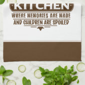 MiMi's kitchen word art  Theedoek (Gevouwen)