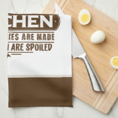 MiMi's kitchen word art  Theedoek (Quarter Fold)