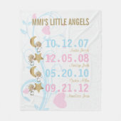 Mimi's Little Angels - Personaliseren Fleece Deken (Voorkant)