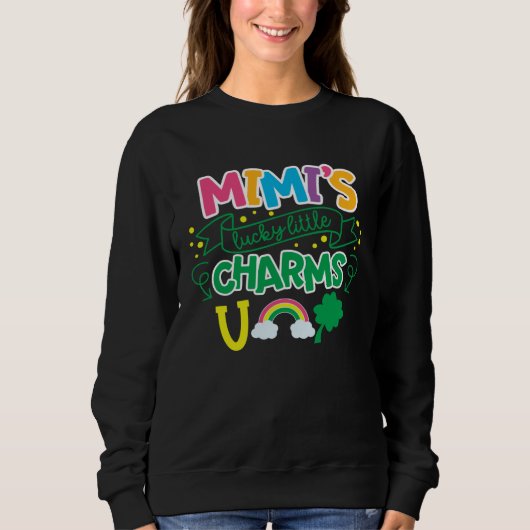 Mimi's Lucky Little Charms C Shamrock Trui (Voorkant)