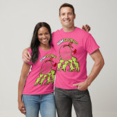 Mimisaurus Mimi 4 Kinder Dinosaurus Moederdag T-shirt (Unisex)