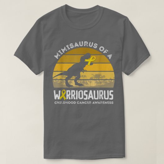 Mimisaurus Mimi van een kinderkankeroorlog T-shirt (Design voorkant)