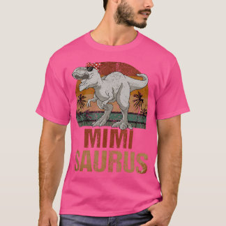 Mimisaurus T Rex Dinosaur Mimi Saurus Moederdag T-shirt