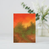 "Mimminalist Sunset" Briefkaart Landwegen (Staand voorkant)