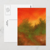 "Mimminalist Sunset" Briefkaart Landwegen (Voorkant / Achterkant)