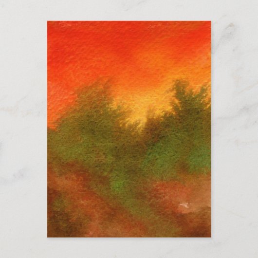 "Mimminalist Sunset" Briefkaart Landwegen (Voorkant)