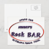 Mimmy's Rock Bar Briefkaart (Voorkant / Achterkant)