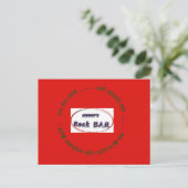Mimmy's Rock Bar Briefkaart (Staand voorkant)