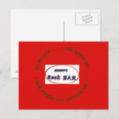 Mimmy's Rock Bar Briefkaart (Voorkant / Achterkant)