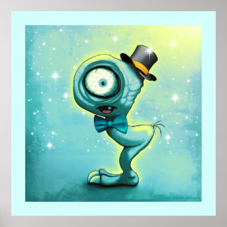 Mimo Een Schattig Mini Monster Poster