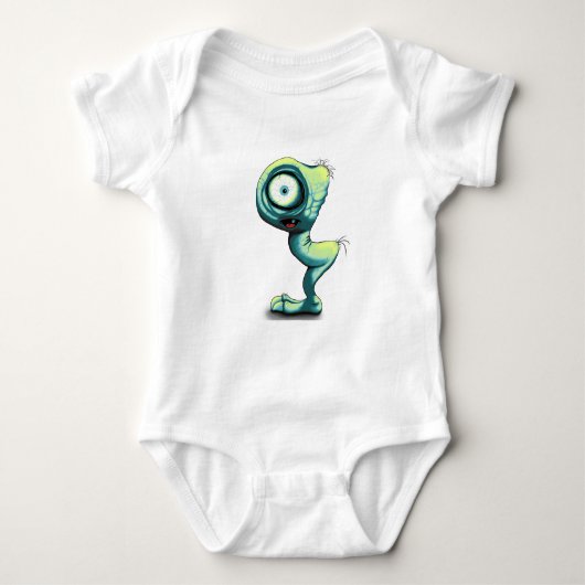 Mimo Een Schattig Mini Monster Romper (Voorkant)