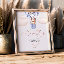 Mimosa Bar Beer Baby shower met ballonnen Foto Afdruk