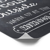 Mimosa Bar Bord Poster (Hoek)