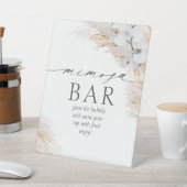 Mimosa Bar Bridal Brunch Pampas Grass Reclamebord Met Voetstuk (Insitu)