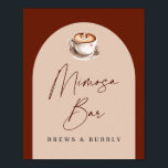 Mimosa Bar Brouwsels en Bruisende Bruidsmeisjesfee Poster<br><div class="desc">Mimosa Bar Brouwsels en Bruisende Bruidsmeisjesfeest Poster</div>