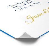 Mimosa Bar Bruiloft Aankondiging Poster (Hoek)