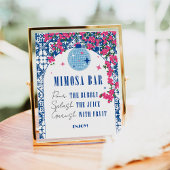 Mimosa Bar Dansen Koningin Grieks Vrijgezellenfees Poster