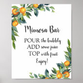 Mimosa Bar-Drink Poster (Voorkant)