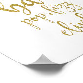 Mimosa Bar Gold Glitter 8x10 Wedding Sign Poster (Hoek)