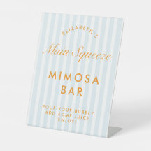 Mimosa Bar Oranje & Blauwe Vrijgezellenfuif Podium