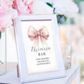 Mimosa Bar Shes Het knopen van het Vrijgezellenfee Reclamebord Met Voetstuk