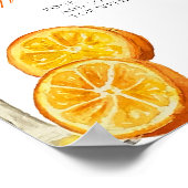 Mimosa Bar Sign Aperol Spritz Vrijgezellenfeest Poster (Hoek)