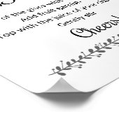 Mimosa Bar Sign - Rochester Poster (Hoek)