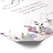 Mimosa Bar Vrijgezellenfeest Butterfly Poster (Hoek)