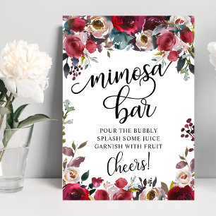 Mimosa Bar Vrijgezellenfeest Party Poster
