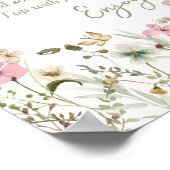 Mimosa Bar Wildflower Vrijgezellenfeest Poster (Hoek)