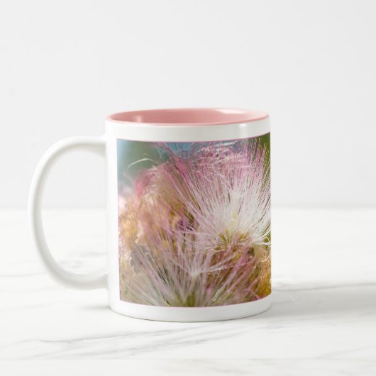 Mimosa Blossom Tweekleurige Koffiemok (Links)