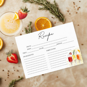 Mimosa Bruidsfeest Receptkaart Kaart