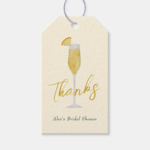 Mimosa Brunch Cocktail Glass Vrijgezellenfeest Fav Cadeaulabel