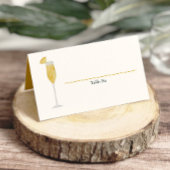 Mimosa Brunch en Mousserende Wijn Tafelnummer Plaatskaartje