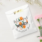 Mimosa Brunch Hand Drawn Vrijgezellenfeest Bedankzakje (Gezegeld)