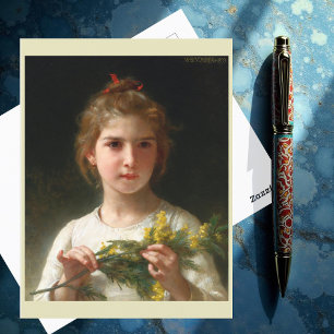 Mimosa door William Bouguereau Briefkaart