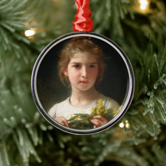 Mimosa door William Bouguereau Metalen Ornament (Boom)