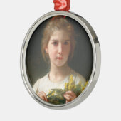 Mimosa door William Bouguereau Metalen Ornament (Links)