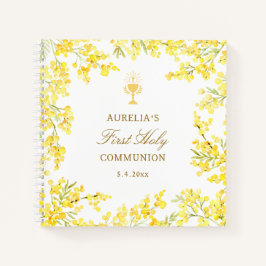 Mimosa Eerste Communie Gastboek Notitieboek
