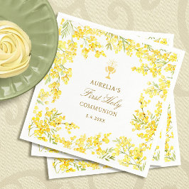Mimosa Eerste Communie Servet