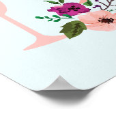 Mimosa en Bloemen Brunch en Bruisende Bruidsborrel Poster (Hoek)