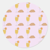Mimosa en Brunch Sticker (Voorkant)