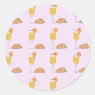 Mimosa en Brunch Sticker