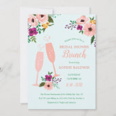 Mimosa en Flowers Brunch en Bubble Vrijgezellenfee Kaart (Voorkant)