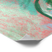 Mimosa en Tulpen, lentbloemen, houtverf Poster (Hoek)