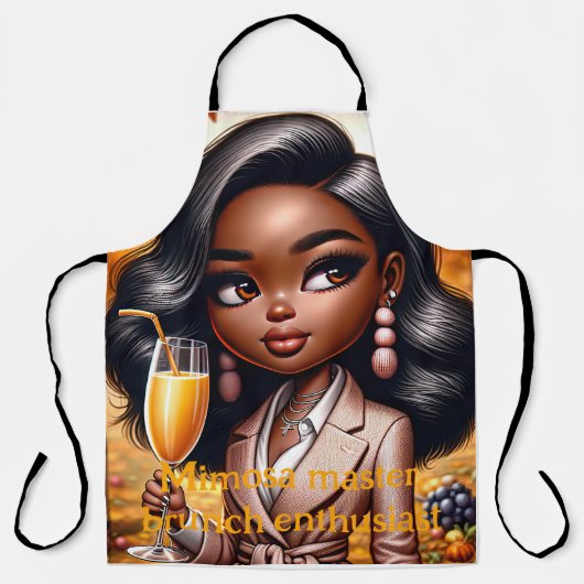 Mimosa Enthusiast: Brunch-bazen Schort (Voorkant)