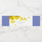 Mimosa Etiket op waterflesje (Enkel label)