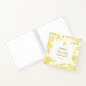 Mimosa First Communion Guest Book Notitieboek (Binnen)